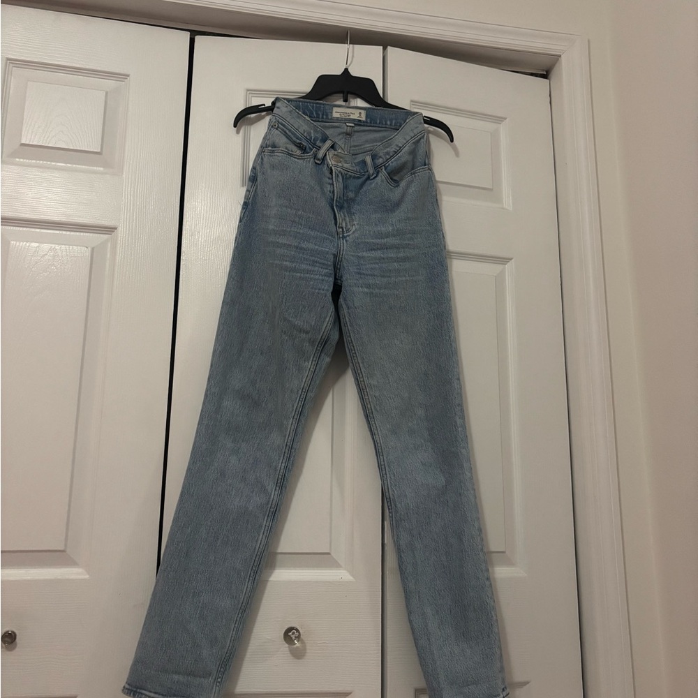 Abercrombie & Fitch Denim Blue Straight Leg Jeans